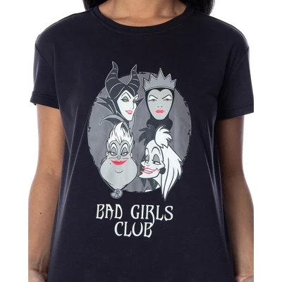 Disney Villains Women's Bad Girls Club 2 Piece Jogger Pajama Set Bad Girls Club