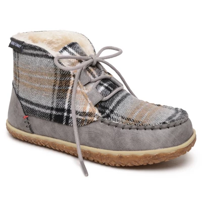 Minnetonka Women's Torrey Laceup Bootie Slippers - Image 9