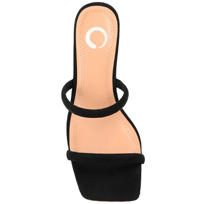 Journee Collection Womens Henrietta Tru Comfort Foam Open Square Toe Block Heel Sandals - Image 3