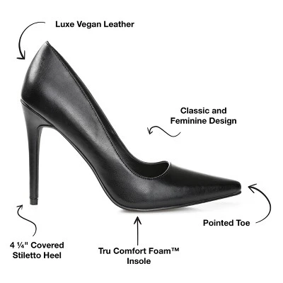 Journee Collection Womens Hadli Tru Comfort Foam Pointed Toe High Stiletto Pumps - Image 7