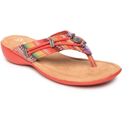 Minnetonka Women's Silverthorne 360 Thong Sandals - Image 11