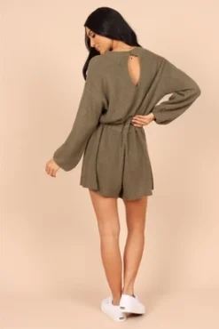 Petal And Pup Womens Sloane Sweater Romper
