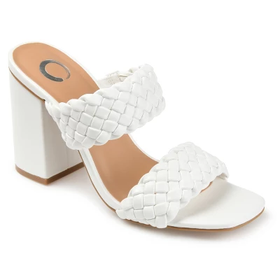 Journee Collection Womens Melissa Open Toe High Block Heel Pumps - Image 12