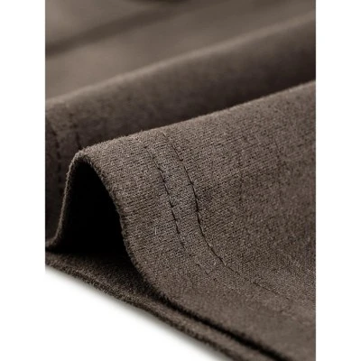 Agnes Orinda Women's Plus Size Faux Suede Button Up High Waist Mini Skirts With Pockets - Image 4