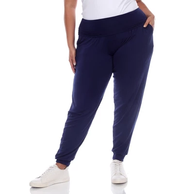 Women's Plus Size Harem Pants - White Mark - Image 9