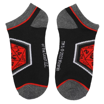 Dungeons & Dragons Dungeon Master 5-Pack Women's Ankle Socks - Image 4