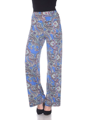 Women's Paisley Printed Palazzo Pants - White Mark - Image 7