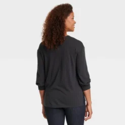 Women's Pintuck 3/4 Sleeve Shirt - Knox Rose™