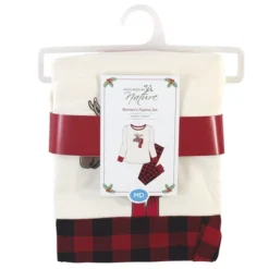 Touched By Nature Womens Unisex Holiday Pajamas, Moose